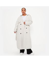 I Saw It First - Premium Belted Trench Coat - Lyst
