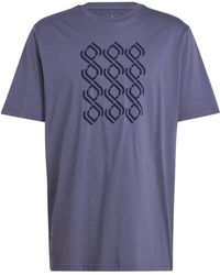 adidas - Juve Season Short Sleeve Performance Gym Top - Lyst