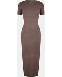 Jack Wills - Travel Rib Midi Knitted Jumper Dress - Lyst