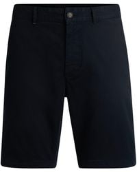 BOSS - Chino Slim Shorts - Lyst