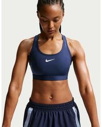 Nike - Swoosh Medium-Support Padded Sports Bra - Lyst