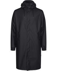 Rains - Fishtail Parka Black - Lyst