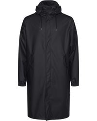 Rains - Fishtail Parka Black - Lyst