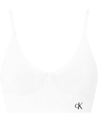 Calvin Klein - Knitted Bralette - Lyst