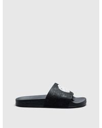 Pretty Green - Pg Okala Embossed Pool Sliders - Lyst