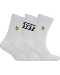 Lyle & Scott - 3-Pack Logo Socks - Lyst
