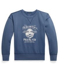 Polo Ralph Lauren - Vintage Fit Fleece Graphic Sweatshirt - Lyst