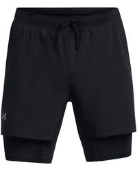 Under Armour - Ua Launch 2-In-1 5In Shorts - Lyst