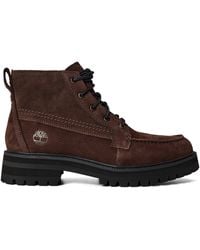 Timberland - Britton Mid Lace Leather Hiker Boots - Lyst