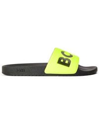 BOSS - Comfy Slider Sandals With Logo Detail (Aryeh) - Lyst