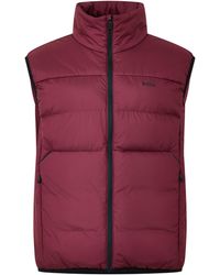 BOSS - Urbanex Quilted Water Resistant Sleeveless Gilet - Lyst