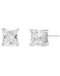 Mason Knight Yager - 925 Sterling Square Stone Stud - Lyst
