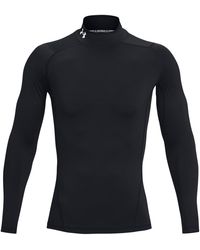 Under Armour - Heatgear Mock Long Sleeve - Lyst