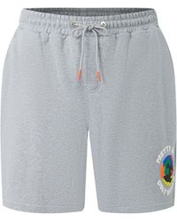 PRETTY BOY UGLY WORLD - Cotton 4 Pockets Fleece Jogger Shorts - Lyst
