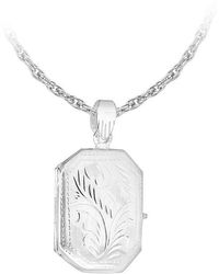 Be You - Sterling Engraved Locket - Lyst