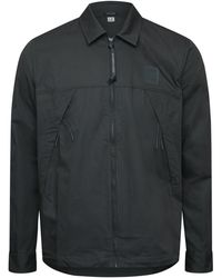 C.P. Company - Metropolis Series Gabardine Zip Overshirt - Lyst