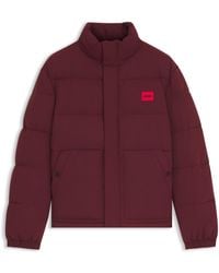 HUGO - Short Puffer Jacket - Lyst
