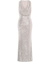 Gina Bacconi - Terri Sequin Maxi Dress - Lyst