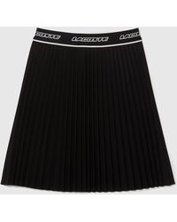 Lacoste - Waist Pleated Skirt - Lyst