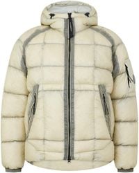 C.P. Company - Dd Shell Sn64 Duck Down Full-Zip Hooded Puffer Jacket - Lyst