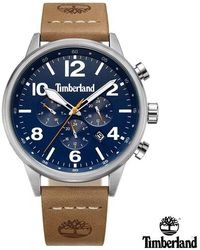 Timberland - Myrtle Analogue Multi Dial Tan Leather Strap 3atm Watch - Lyst