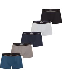 BOSS - Bodywear 5 Pack Boxer Trunks With Logo Detail - Lyst