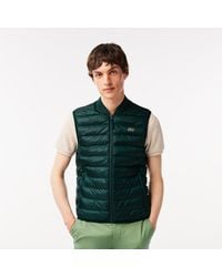 Lacoste - Quilted Gilet - Lyst