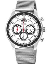 Lotus - Stainless Steel Sports Analogue Quartz Watch - Lyst