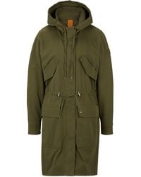 BOSS - Pakono Weather-Resistant Trench Coat - Lyst