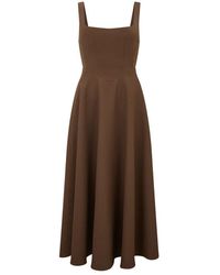Odd Muse - The Ultimate Muse High Waist Square Neck Midi Dress - Lyst