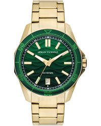 ARMANI EXCHANGE - Three Hand Date, Tone Stainless Steel Watch, Ax1951 - Lyst