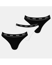 HUGO - Stretch Cotton Thong - Lyst