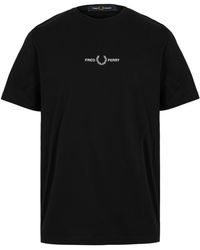 Fred Perry - Embroidered Logo T Shirt - Lyst