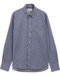 Barbour - Nevis Authentic Long-Sleeve Cotton Textured Shirt - Lyst
