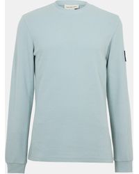 Calvin Klein - Waffle Long Sleeve Top - Lyst