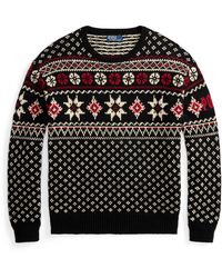 Polo Ralph Lauren - Fairisle Cashmere Crew Neck Jumper - Lyst