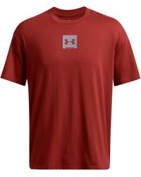 Under Armour - Box Logo Regular Fit T-Shirt - Lyst