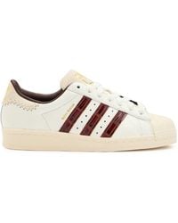 adidas Originals - Wales Bonner Superstar Leather Low-Top Trainers - Lyst