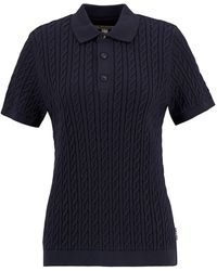 Barbour - Hartland Short Sleeve Polo Neck Jumper - Lyst
