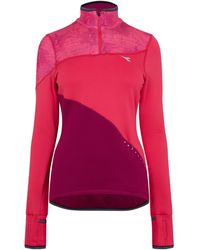 Diadora - Warm Up Short Sleeve Performance Gym Top - Lyst