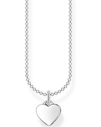 Thomas Sabo - Sabo Heart Charming Necklace - Lyst