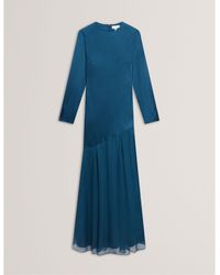 Ted Baker - Long Sleeve Maxi Dress - Lyst