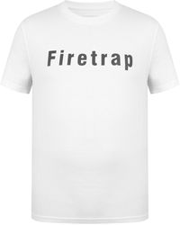 Firetrap - Large Logo T-Shirt - Lyst