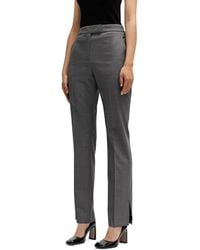 BOSS - Teana Slim Fit Trousers - Lyst