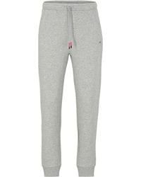 BOSS - Hadiko Closed Hem Fleece Joggers - Lyst