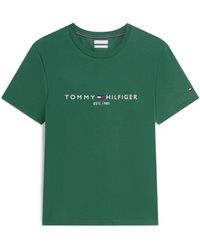 Tommy Hilfiger - Logo Crew Neck T Shirt - Lyst