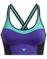 Under Armour - S Lets Go Inf Bra Purple M - Lyst