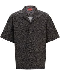 HUGO - Egeeno Long Sleeve Oxford Shirt - Lyst