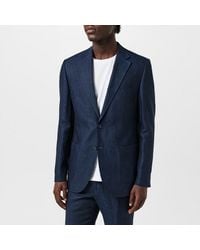 Without Prejudice - Frith Slim Fit Linen Jacket - Lyst