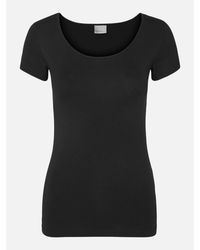 Vero Moda - Soft U-Neck T-Shirt - Lyst